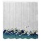 Ambesonne Japanese Wave Shower Curtain for Bathroom Home Essentials Aquatic Swirls Birds of Ocean Ukiyo-e Style Artwork Greyscale Background Washable Cloth Decor Set with Hooks 69" W x 70" L Grey Blue